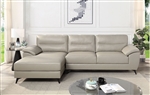 Mohlin Sectional Sofa in Taupe Finish by Furniture of America - FOA-CM6747TP