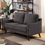 Maxime Love Seat in Gray by Furniture of America - FOA-CM6971GY-LV