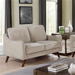 Maxime Love Seat in Light Gray by Furniture of America - FOA-CM6971LG-LV