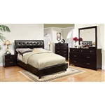 Hendrik 6 Piece Bedroom Set in Espresso Finish by Furniture of America - FOA-CM7057