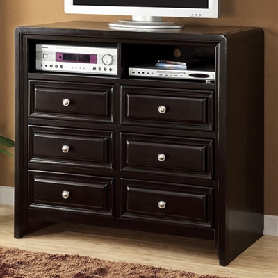 Winsor 42 Inch TV Console in Espresso Finish by Furniture of America - FOA-CM7058TV-42