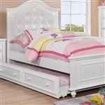 Olivia Bed by Furniture of America - FOA-CM7155WH-B