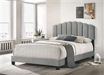 Nerina Bed in Gray Finish by Furniture of America - FOA-CM7452GY-B