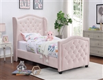 Kerran Twin Bed in Blush Finish by Furniture of America - FOA-CM7454PK-B