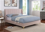 Pearl Bed in Light Pink Finish by Furniture of America - FOA-CM7459PK-B