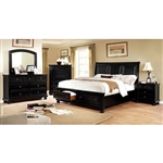 Castor 6 Piece Bedroom Set by Furniture of America - FOA-CM7590BK