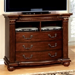 Grandom 47 Inch TV Console in Cherry Finish by Furniture of America - FOA-CM7736TV