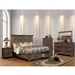 Oberon 6 Piece Bedroom Set in Rustic Oak Finish by Furniture of America - FOA-CM7845