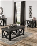 Halton Hills 2 Piece Occasional Table Set in Charcoal Finish by Furniture of America - FOA-EM4001DG-2PK