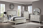 Valletta 6 Piece Bedroom Set in Champagne Finish by Furniture of America - FOA-FOA7157