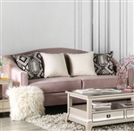 Campana Sofa in Blush Pink by Furniture of America - FOA-SM2682-SF