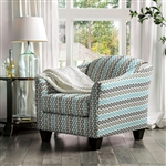 River Chair in Turquoise by Furniture of America - FOA-SM4120-CH