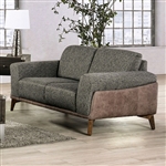 Kloten Love Seat in Gray Finish by Furniture of America - FOA-SM6045-LV