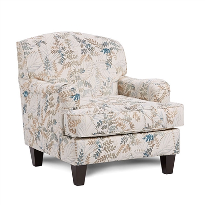 Cadigan Chair in Floral Multi Finish by Furniture of America - FOA-SM8191-CH-FL