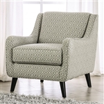 Stephney Chair in Gray/Gold Finish by Furniture of America - FOA-SM8193-CH-SQ
