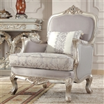 Bella Lusso Chair in Metallic Silver Finish by Homey Design - HD-2662-C