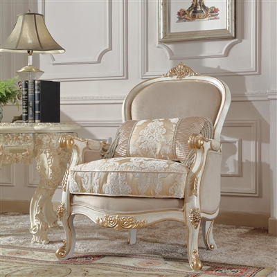 Luxury Upholstered Chair by Homey Design - HD-2669-C