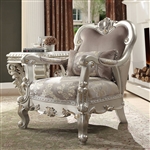 Georgian Traditional Silver Trim Chair by Homey Design - HD-372-C