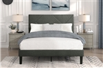 Raina Queen Bed in Gray Finish by Home Elegance - HEL-1610GY-1