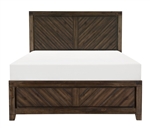 Parnell Queen Bed in Rustic Cherry by Home Elegance - HEL-1648-1