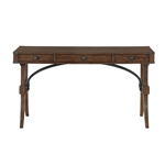 Frazier Park Writing Desk in Brown Cherry by Home Elegance - HEL-1649-16