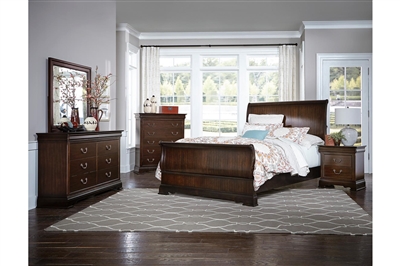 Clematis 6 Piece Bedroom Set in Brown by Home Elegance - HEL-1719-1-4