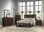 Chesky 6 Piece Bedroom Set in Espresso by Home Elegance - HEL-1753-1-4