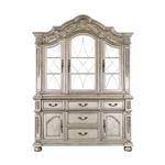 Catalonia Buffet & Hutch in Platinum Gold by Home Elegance - HEL-1824PG-50