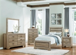 Beechnut 4 Piece Youth Bedroom Set in Light Elm by Home Elegance - HEL-1904T-1-4