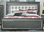 Allura Queen Bed in Gray by Home Elegance - HEL-1916GY-1