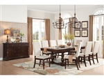 Yates 5 Piece Dining Set in Dark Oak by Home Elegance - HEL-5167-96-5FS