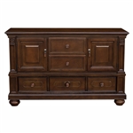 Lordsburg Server in Brown Cherry by Home Elegance - HEL-5473-40