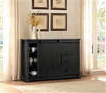 Stevensville Server in Dark Brown by Home Elegance - HEL-5504-40