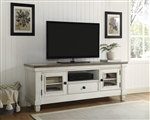 Granby 64" TV Stand in 2-Tone by Home Elegance - HEL-56270NW-64T
