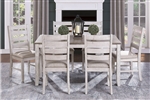 Ithaca 5 Piece Dining Room Set in 2 Tone Finish by Home Elegance - HEL-5769W-60-5