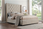 Fairborn Queen Bed in Beige by Home Elegance - HEL-5877BE-1