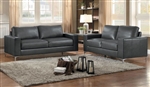 Iniko 2 Piece Sofa Set in Grey by Home Elegance - HEL-8203GY