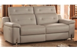 Vortex Power Double Reclining Sofa in Light Grey by Home Elegance - HEL-8300-3PW