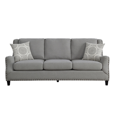 Halton Sofa in Gray by Home Elegance - HEL-9339GY-3