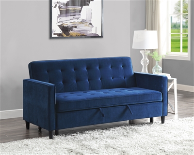 Strader Sofa in Navy by Home Elegance - HEL-9427NV-3CL