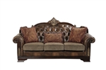 Croydon Sofa in Rich Cherry by Home Elegance - HEL-9815-3