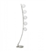 Inara Floor Lamp in Satin Nickel by Home Elegance - HEL-H11303