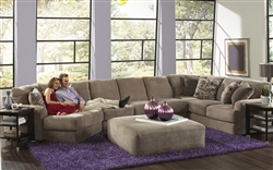 Malibu 3 Piece Sectional in Taupe Chenille Fabric by Jackson Furniture - 3239-03