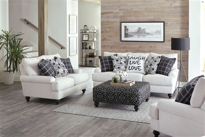 Cumberland 2 Piece Sofa Set in Ecru Fabric by Jackson Furniture - 3245-SET
