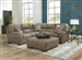 Royce 2 Piece Sectional Sofa in Taupe Fabric by Jackson Furniture - 4043-2R