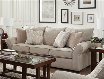 Maddox Sofa in Stone Fabric by Jackson Furniture - 4152-03-S