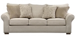 Maddox Queen Sleeper Sofa in Stone Fabric by Jackson Furniture - 4152-04-S