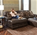 Denali 2 Piece Sectional in Chocolate Leather by Jackson Furniture - 4378-02C-CH