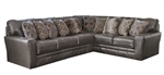 Denali 3 Piece Sectional in Steel Leather by Jackson Furniture - 4378-3L-S