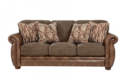 Pennington Queen Sleeper Sofa in Bark Chenille by Jackson Furniture - 4439-04-B